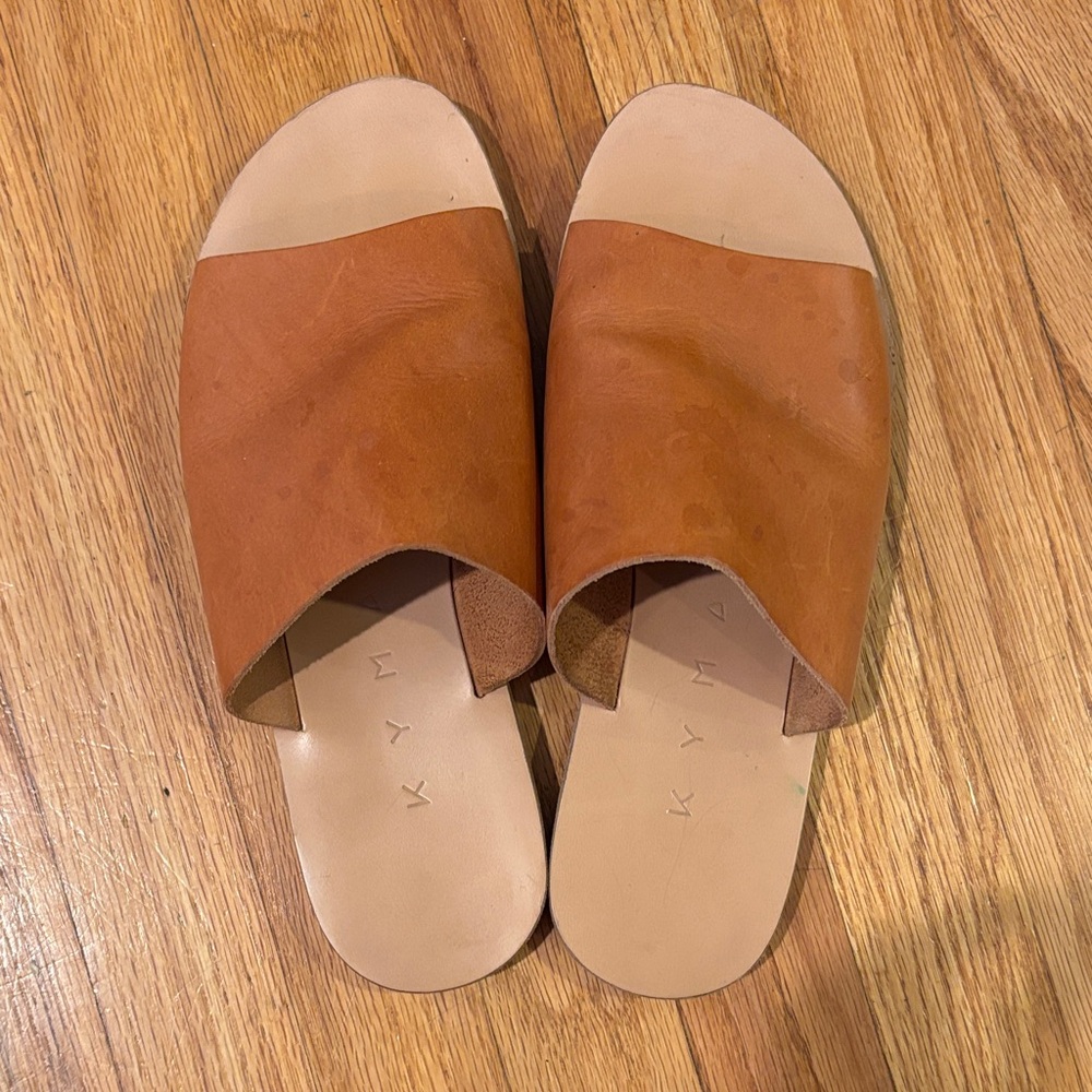 KYMA Women's Brown Leather Sandals